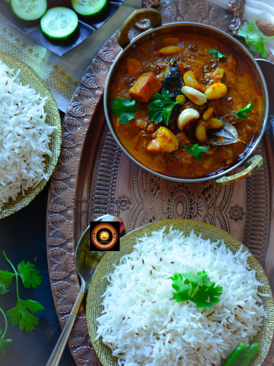 Shahi Mewa Korma/ Royal Nuts Curry 