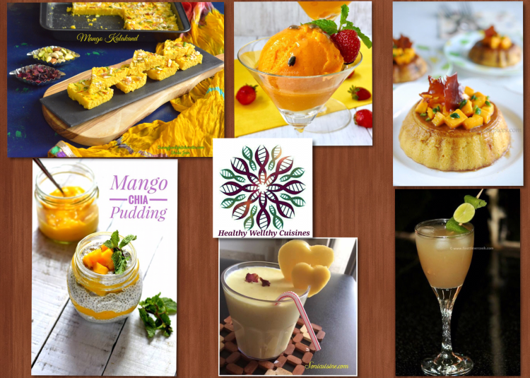 Mango Recipes by Healthy Wellthy Group Members